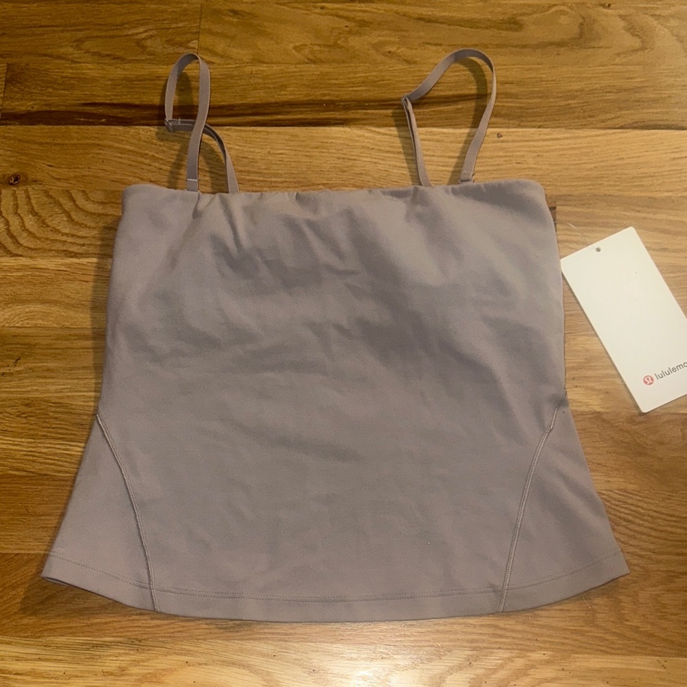 lululemon athletica Lavender Gray Strappy Tank Top